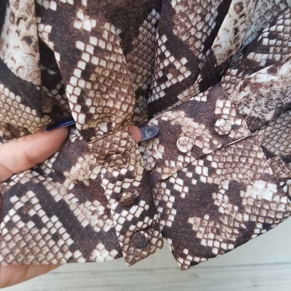 Altuzarra Python Print Blouse - Picture 4 of 8